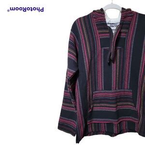 ORIGINAL SENOR LOPEZ STRIPED BAJA HOODIE - M